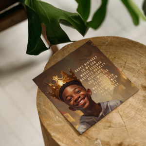 Young Black Boy Birthday Card