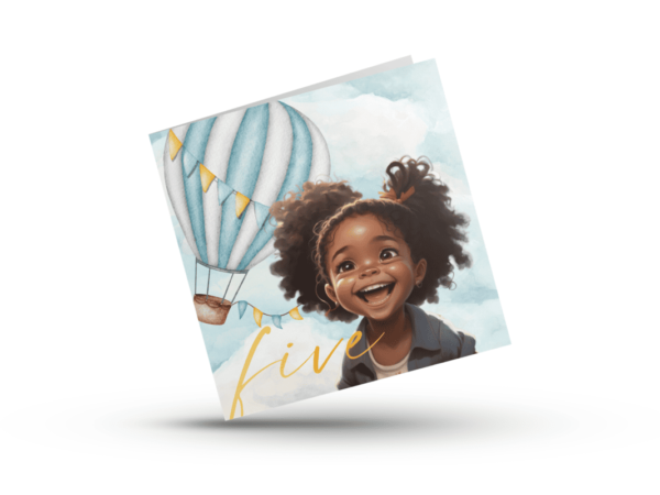 Balloon Birthday Card for Ages 1-6 - Image 6