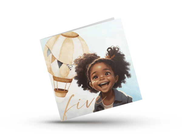 Balloon Milestone Birthday Card for Ages 1-6 - Image 6