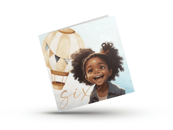 Balloon Milestone Birthday Card for Ages 1-6 - Image 7