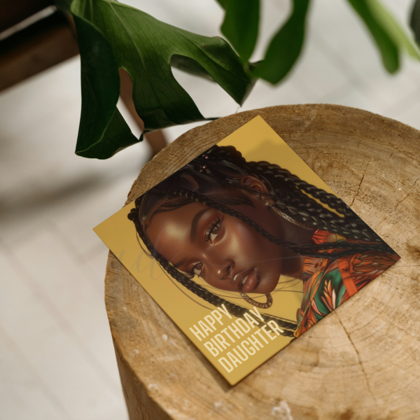 Braid Queen Birthday Card