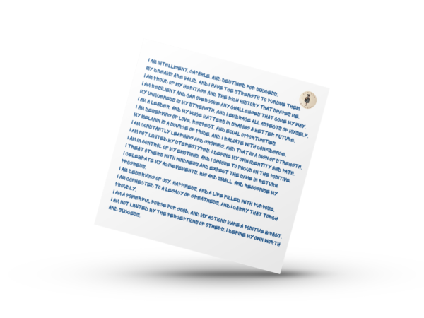 Boy Affirmation Card - Image 2