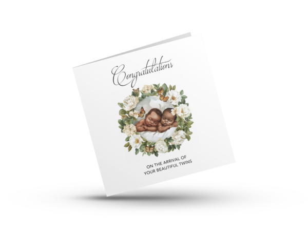 Twins Congratulations Card - Image 2