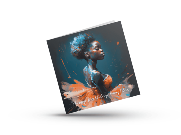 Black Ballerina Card - Image 2
