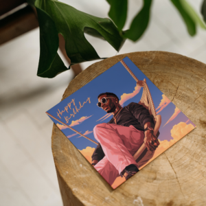 Just Chilling Men's Birthday Card