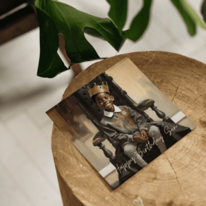 Young Black Prince Birthday Card