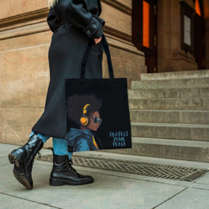 Protect your peace tote bag