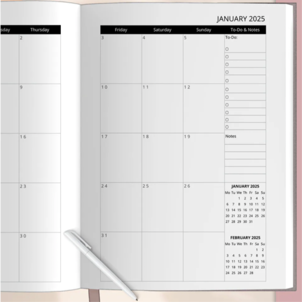Afrocentric Black Woman 2025 Planner - Image 2