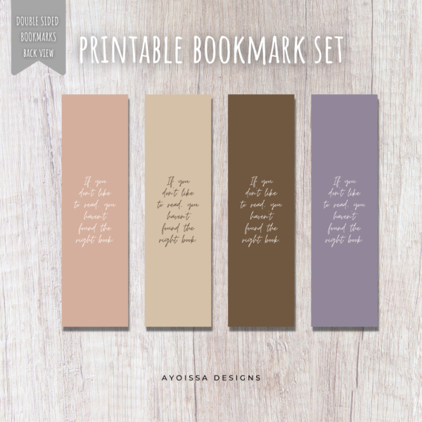 Printable / Downloadable Black Girl Bookmarks - Image 2