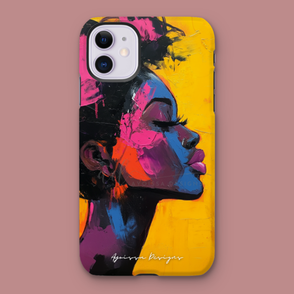 Abstract Portrait Tough iPhone Case