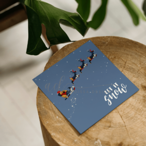 Santa's Sleigh Card
