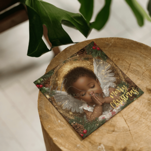 Beautiful Christmas Angel Card